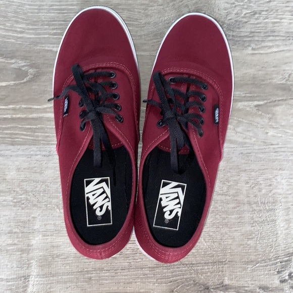 SOLD | Vans Burgundy & Black men’s 6 1/2 women’s 8 - Picture 5 of 5